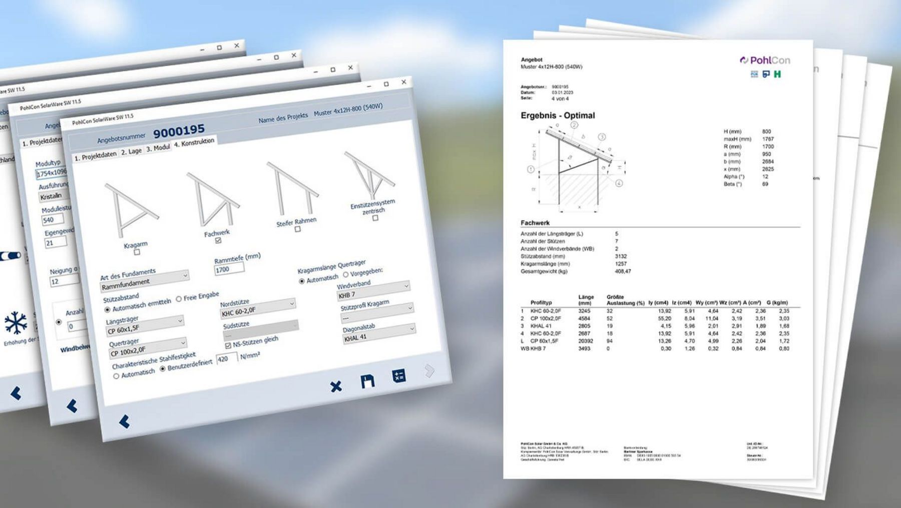 Perfection through calculation. And through maximum efficiency.
